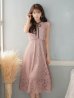 画像5: SALE!【sifeel/シフィール】花柄総レースワンピースドレス/リボン/レース/透け/胸元隠し/背中隠し/ワンピース/フレアー/ミディアムドレス/キャバドレス【S-Lサイズ/2カラー】[OF08] 【YN】dzw