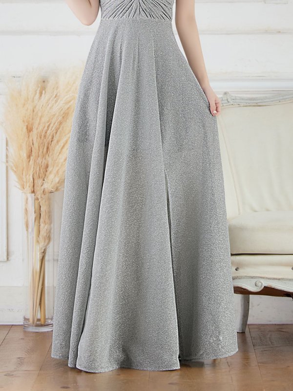 画像9: 送料無料！【新色登場】グリッターラメ/キャミソール/ノースリーブ/谷間見せ/背中見せ/ビジュー/ロングドレス/キャバドレス 【S-Lサイズ/4カラー】[HC02-X]【YN】dzw【一部予約商品/11月下旬発送予定】