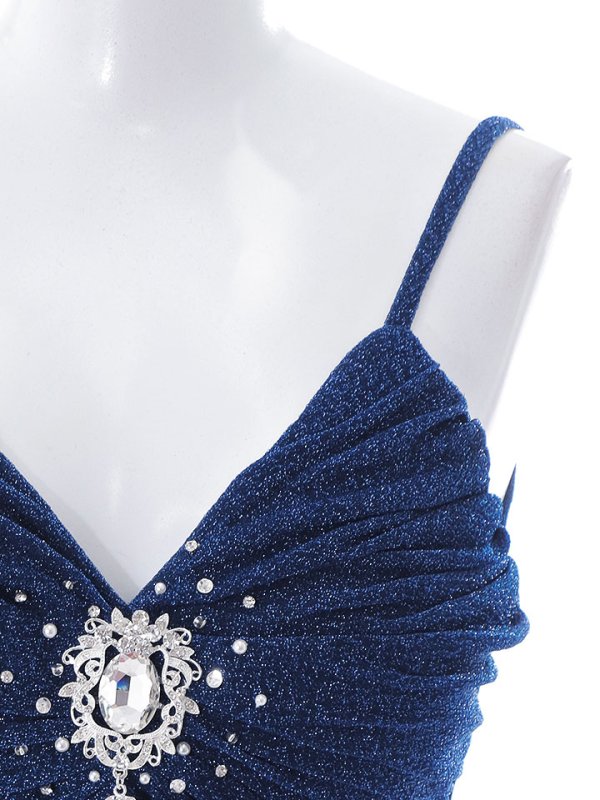 画像35: 送料無料！【新色登場】グリッターラメ/キャミソール/ノースリーブ/谷間見せ/背中見せ/ビジュー/ロングドレス/キャバドレス 【S-Lサイズ/4カラー】[HC02-X]【YN】dzw【一部予約商品/11月下旬発送予定】