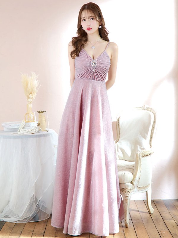 画像6: 送料無料！【新色登場】グリッターラメ/キャミソール/ノースリーブ/谷間見せ/背中見せ/ビジュー/ロングドレス/キャバドレス 【S-Lサイズ/4カラー】[HC02-X]【YN】dzw【一部予約商品/11月下旬発送予定】