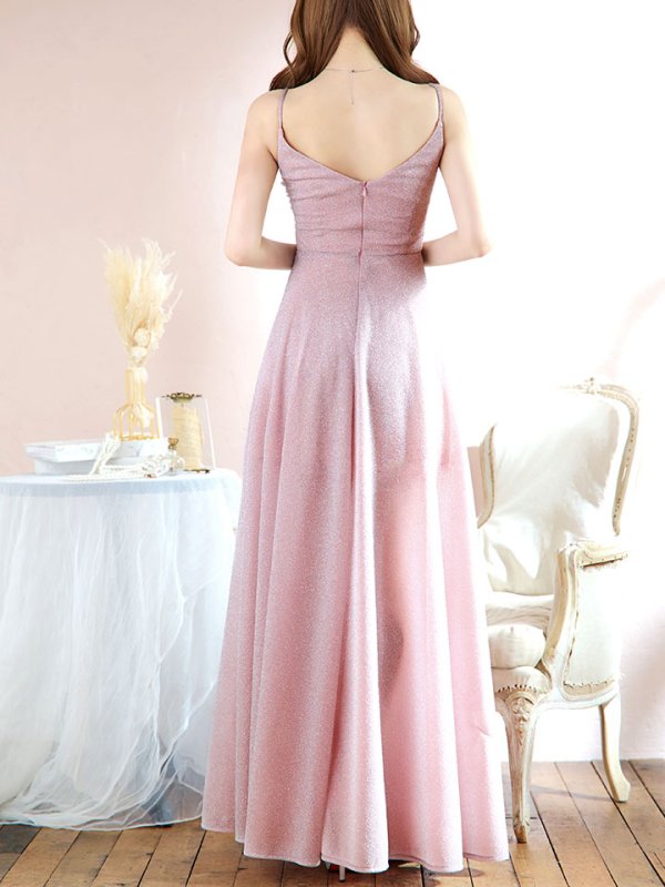 画像14: 送料無料！【新色登場】グリッターラメ/キャミソール/ノースリーブ/谷間見せ/背中見せ/ビジュー/ロングドレス/キャバドレス 【S-Lサイズ/4カラー】[HC02-X]【YN】dzw【一部予約商品/11月下旬発送予定】