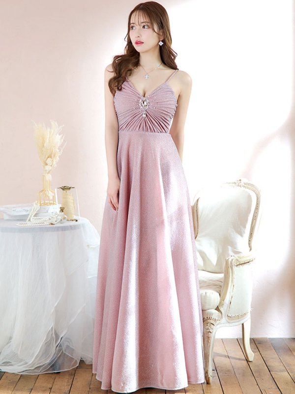 画像16: 送料無料！【新色登場】グリッターラメ/キャミソール/ノースリーブ/谷間見せ/背中見せ/ビジュー/ロングドレス/キャバドレス 【S-Lサイズ/4カラー】[HC02-X]【YN】dzw【一部予約商品/11月下旬発送予定】