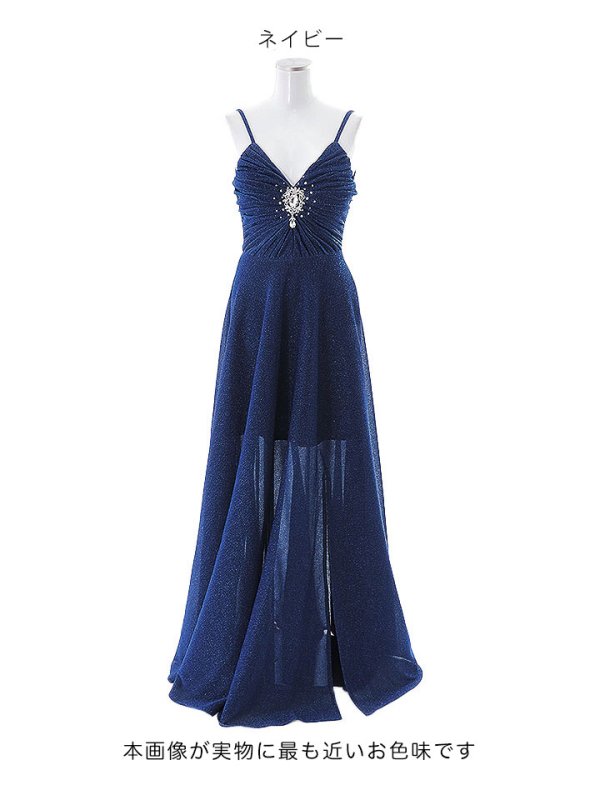 画像33: 送料無料！【新色登場】グリッターラメ/キャミソール/ノースリーブ/谷間見せ/背中見せ/ビジュー/ロングドレス/キャバドレス 【S-Lサイズ/4カラー】[HC02-X]【YN】dzw【一部予約商品/11月下旬発送予定】