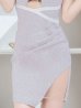 画像7: SALE!ラメドレス/ホルターネック/ビジュー/ストレッチ/スリット/ワンカラー/谷間見せ/背中見せ/タイト/ ミニドレス/ キャバドレス【S-Lサイズ/2カラー】[OF08] 【YN】dzw