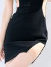 画像7: SALE!ノースリーブニットドレス/リブ/ジップアップ/タイト/谷間見せ/ミニドレス/キャバドレス【XS-Mサイズ/2カラー】[OF03]【YN】dzw