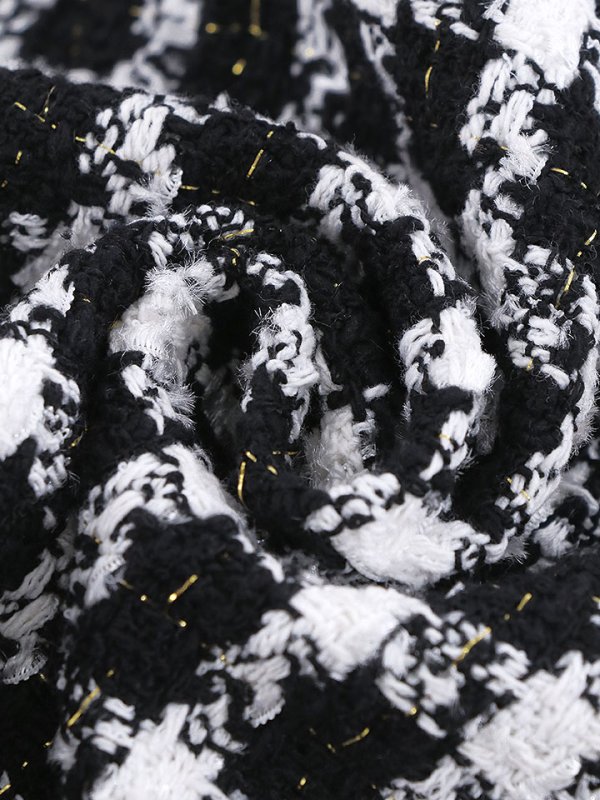 画像14: 【ポッキリセール！】SALE!ノースリーブツイード柄ミディアムドレス/ツイード/ベルト/胸元隠し/背中隠し/タイト/キャバドレス/ミニドレス【S-Lサイズ/1カラー】[HC02X] 【YN】dzj