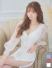 画像3: 【サマーセール！】ワンカラージップアップドレス/ビジュー/サイドシアー/ロングスリーブ/シアー袖/タイト/谷間見せ/ミニドレス/キャバドレス 【S-Lサイズ/3カラー】[OF03-X] 【YN】dzw
