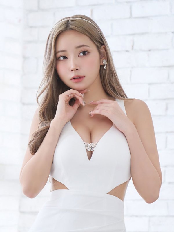 画像12: SALE!ワンカラーサイドシアービジュードレス/キャバドレス 【XS-Lサイズ/2カラー】[OF03] 【YN】dzj