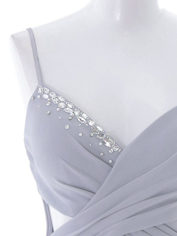 画像25: ワンカラーバストクロスドレス/タック/キャミ/ビジュー/肌見せ/サイドシアー/谷間見せ/背中見せ/ミニドレス/キャバドレス 【XS-Mサイズ/3カラー】[HC02-X] 【YN】dzw