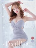 ワンカラーバストクロスドレス/タック/キャミ/ビジュー/肌見せ/サイドシアー/谷間見せ/背中見せ/ミニドレス/キャバドレス 【XS-Mサイズ/3カラー】[OF08-X] 【YN】dzw