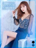 再入荷!【送料無料】デコラティブビジューロングドレス/シアー/ロングスリーブ/タイト/谷間見せ/背中隠し/ロングドレス/キャバドレス【S-Lサイズ/3カラー】[OF08] 【YN】dzw