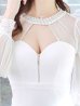画像6: SALE!ホルターネックビジューラインドレス/チュール/フロントファスナー/無地/ロングスリーブ/谷間見せ/タイト/ミニドレス/キャバドレス【S-Lサイズ/2カラー】[OF08-X]【YN】dzw