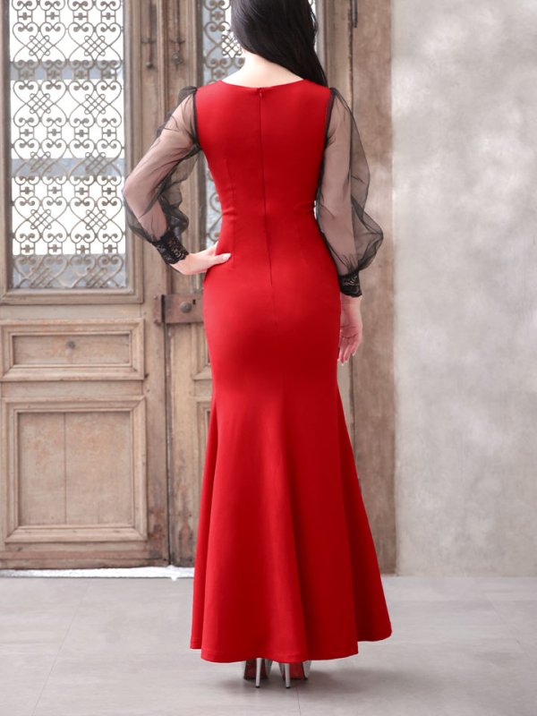 画像11: SALE!ビジューロングドレス/ストレッチ/タイト/谷間見せ/背中隠し/ロングスリーブ/サイドシアー/ロングドレス/キャバドレス 【S-Lサイズ/3カラー】[HC02] 【YN】dzw