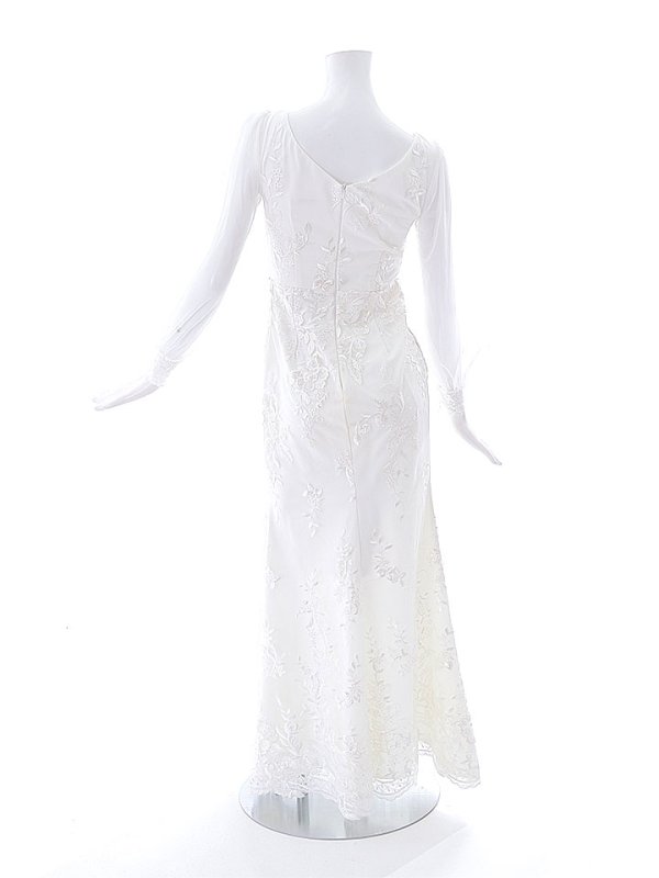 画像24: SALE!総刺繍エレガントロングドレス/花柄刺繍/ビジュー/谷間見せ/ロングドレス/キャバドレス【S-Lサイズ/1カラー】[HC02-X]【YN】dzw