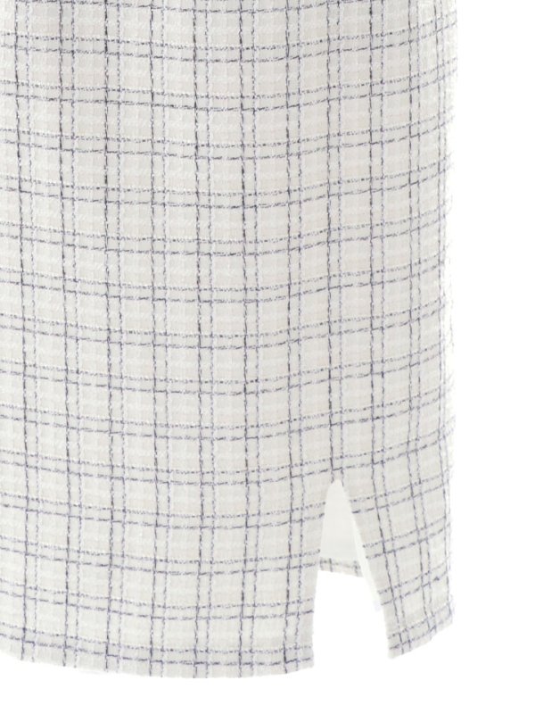 画像24: SALE!チェックツイードノースリーブドレス/ノースリーブ/スリット/胸元隠し/背中隠し/タイト/ミディアムドレス/キャバドレス/ミニドレス【S-Lサイズ/2カラー】[HC02-X] 【YN】dzw