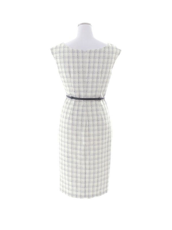 画像22: SALE!チェックツイードノースリーブドレス/ノースリーブ/スリット/胸元隠し/背中隠し/タイト/ミディアムドレス/キャバドレス/ミニドレス【S-Lサイズ/2カラー】[HC02-X] 【YN】dzw