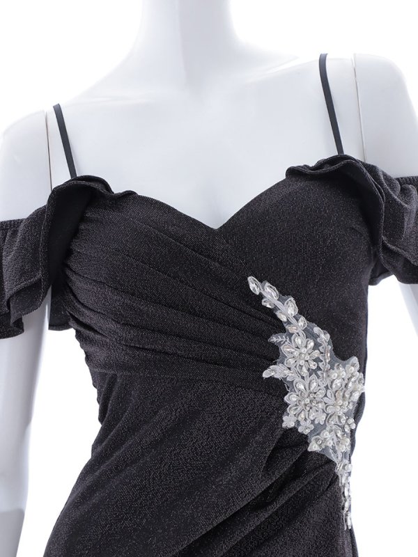 画像21: オフショルダーラメドレス/ミニドレス/ キャバドレス【S-Mサイズ/3カラー】[HC02-U] 【YN】dzw