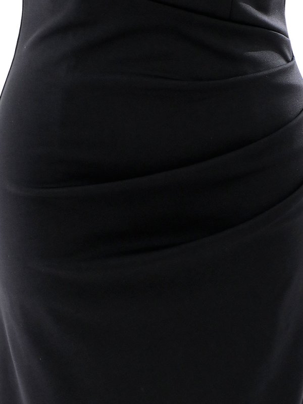 画像47: SALE!ノースリーブビジュードレス/シアー/ストレッチ/無地/ビジュー/タイト/谷間見せ/キャバドレス/ミディアムドレス【XS-Mサイズ/2カラー】[HC02] 【YN】dzw