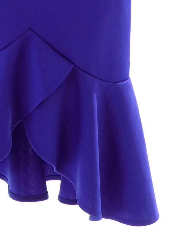 画像32: SALE!ワンカラービジューマーメイドドレス/サイドシアー谷間見せ/背中見せ/ノースリーブ/ミディアムドレス/キャバドレス 【XS-Mサイズ/2カラー】[HC02]【YN】dzw