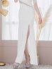 画像21: 【春の大感謝セール】ビジューロングドレスレーススリーブ/谷間見せ/ロングドレス/キャバドレス 【S-Lサイズ/3カラー】[OF08-X] 【YN】dzc