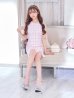 画像8: SALE!チェックツイードビビッドカラーワンピースドレス/ノースリーブ/スリット/胸元隠し/背中隠し/タイト/ミディアムドレス/キャバドレス【S-Lサイズ/1カラー】[OF03]【YN】dzw