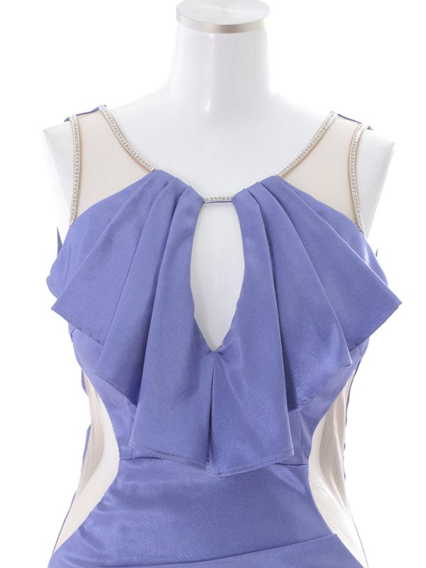 画像21: SALE!サテン/ノースリーブ/サイドシアー/オープンカット/谷間見せ/背中見せ/ミニドレス/キャバドレス【S-Mサイズ/1カラー】[HC02] 【YN】dzj