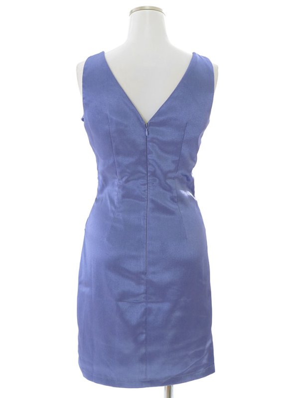 画像24: SALE!サテン/ノースリーブ/サイドシアー/オープンカット/谷間見せ/背中見せ/ミニドレス/キャバドレス【S-Mサイズ/1カラー】[HC02] 【YN】dzj