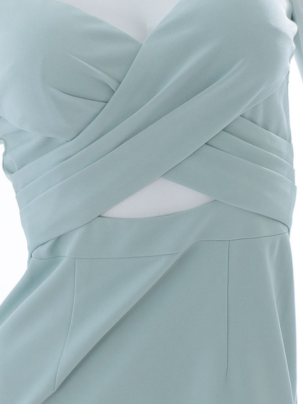 画像23: ビジューキャミソールドレス/チュール袖/シアー/スリット/ミニドレス/キャバドレス【XS-Lサイズ/3カラー】[HC02-U] 【YN】dzwc