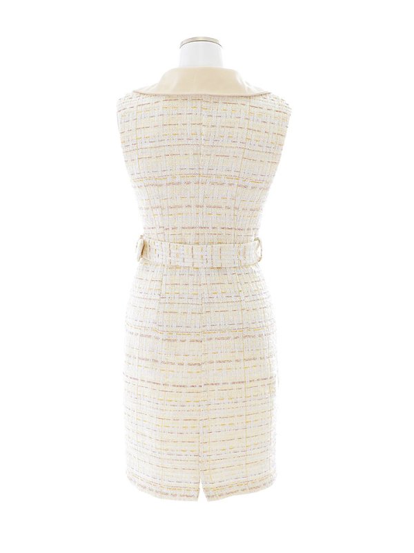 画像29: ジャケットワンピ/ドレス/ツイード/襟/ジップアップ/ミニドレス/キャバドレス【S-Mサイズ/3カラー】[HC02-X] 【YN】dzw