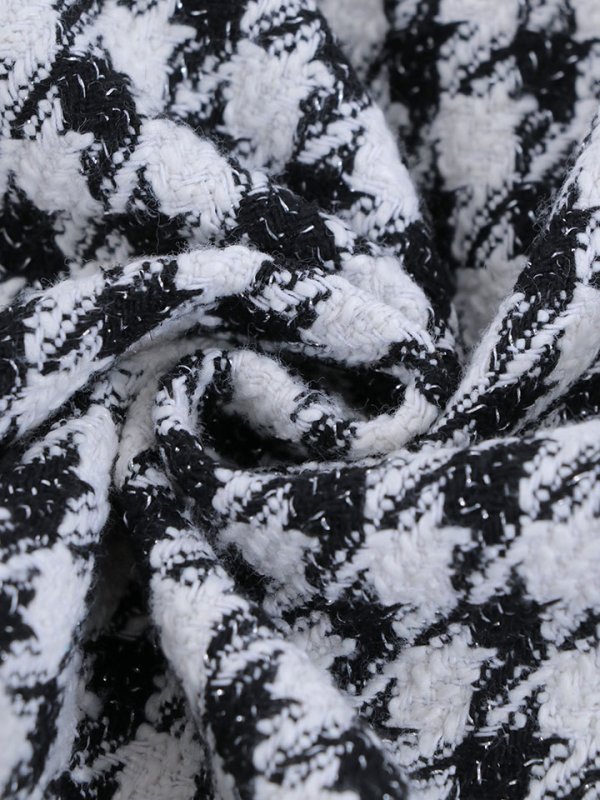 画像18: SALE!千鳥格子ダブルボタンミニドレス/チェーンストラップ/ノースリーブ/谷間見せ/背中見せ/ミニドレス/キャバドレス 【XS-Mサイズ/1カラー】[HC02-U]