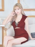 SALE!ノースリーブ/ジップ/レース/ストレッチ/ワンカラー/谷間見せ/背中隠し/タイト/キャバドレス【XS-Mサイズ/1カラー】[OF08] 【YN】dzw