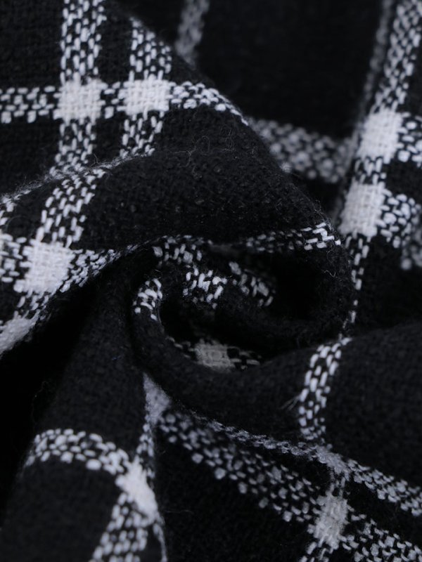 画像17: チェック柄襟付きデザインタイトドレス/ベルトデザイン/谷間見せ/ミニドレス/キャバドレス【XS-XLサイズ/1カラー】[HC02] 【YN】dzw