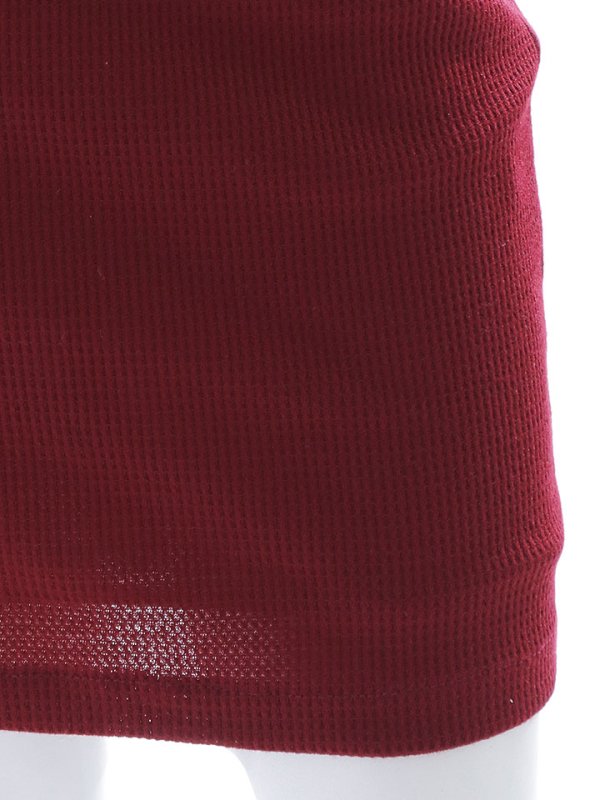 画像17: SALE!ワッフルチェーンベルトドレス/無地/谷間見せ/タイト/キャバドレス/ミニドレス【S-Lサイズ/1カラー】[HC02] 【YN】dzw