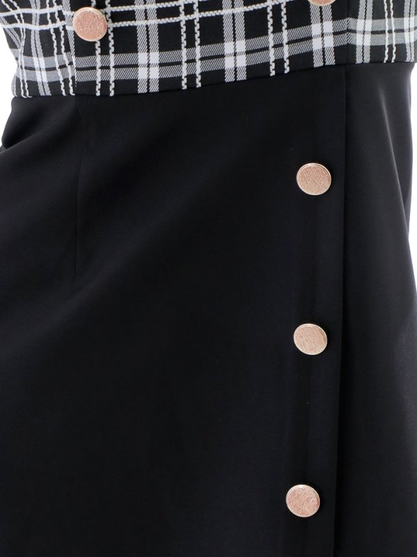 画像24: チェックハイウエストワンピース/キャバドレス【S-Mサイズ/1カラー】[HC02] 【YN】dzw