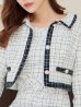 画像13: SALE!ジャケット付きセットアップドレス/ツイード/胸元隠し/ノースリーブ/タイト/ミニドレス/キャバドレス【S-Lサイズ/2カラー】[OF03] 【YN】dzw