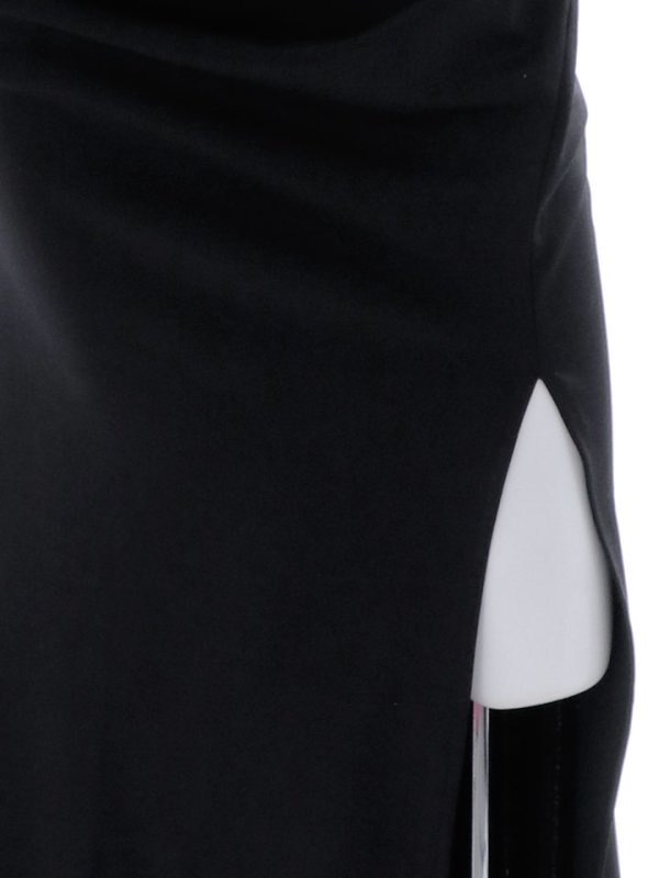 画像22: チュール長袖タックロングドレス/パール/キャミ/無地/ストレッチ/カットアウト/スリット/谷間見せ/タイト/ロングドレス/キャバドレス【S-Lサイズ/2カラー】[HC02-X] 【YN】dzwc