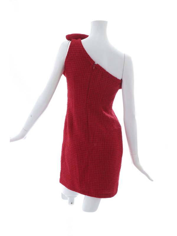 画像32: 【送料無料！】ワンショルツイードミニドレス/タイト/胸元隠し/背中見せ/ビジュー/ミニドレス/キャバドレス【XS-Mサイズ/3カラー】[HC02-X] 【YN】dzj