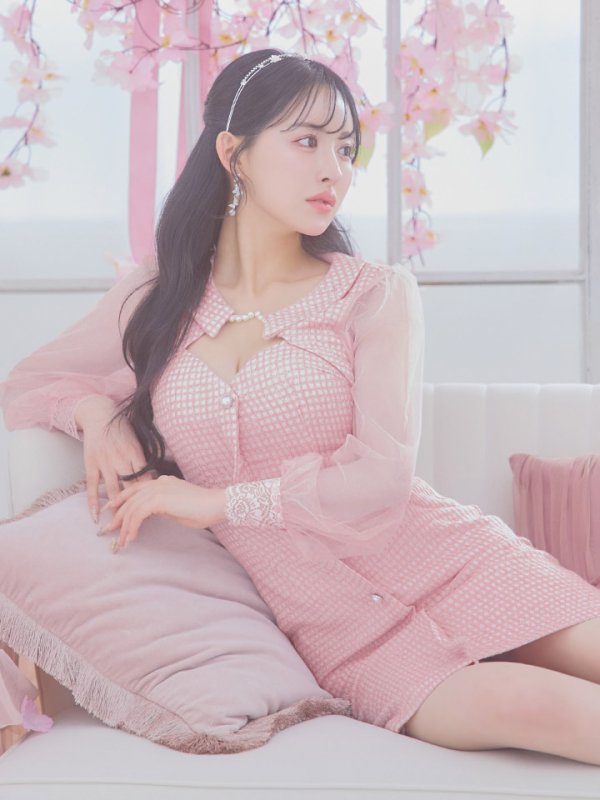 モデル:かるあ 身長:156cm 着用サイズ:Sサイズ