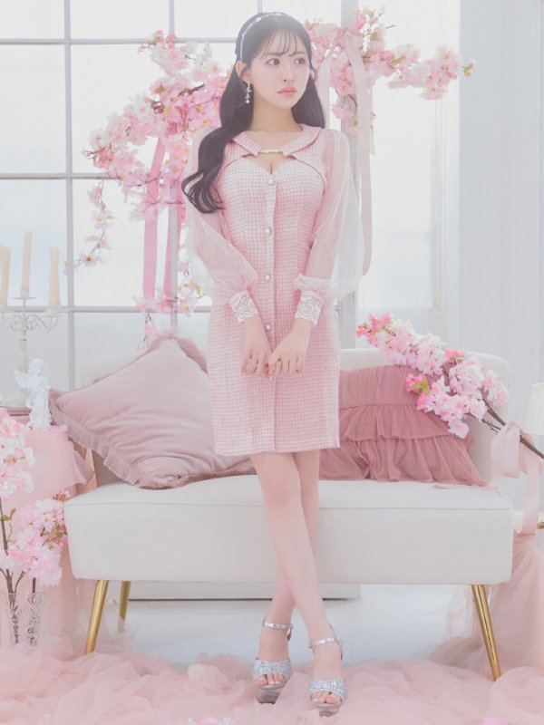 モデル:かるあ 身長:156cm 着用サイズ:Sサイズ