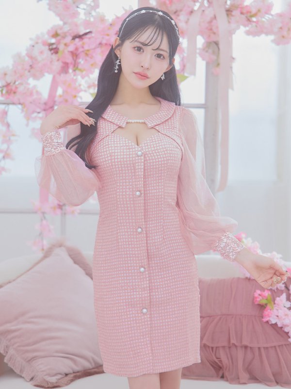 モデル:かるあ 身長:156cm 着用サイズ:Sサイズ