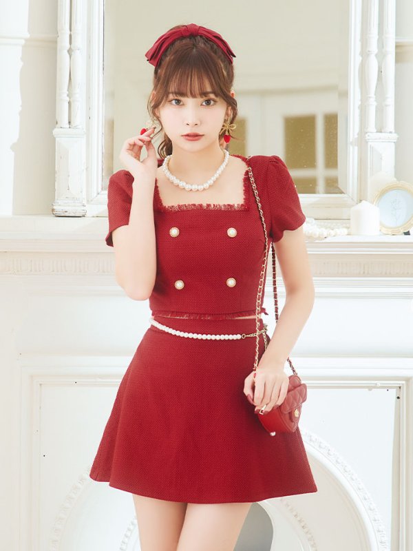 モデル:PyunA.(ぴょな) 身長:160cm 着用サイズ:Sサイズ