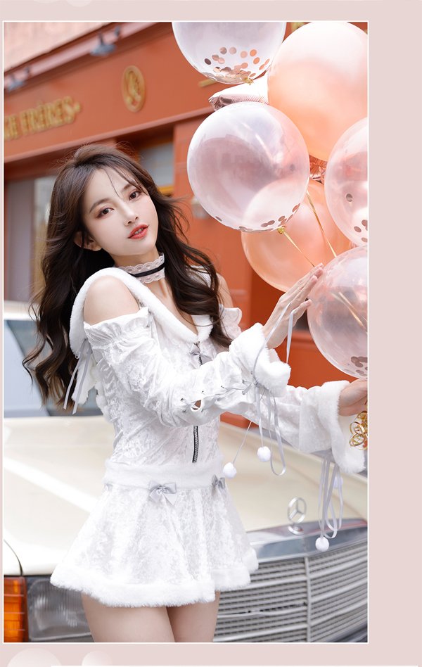 画像4: 【即日発送】ロングスリーブキャットエンジェル【マリームーン】【ハロウィンコスプレ4点セット】【フリーサイズ/1カラー】[HC03]