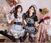 画像14: 【即日発送】ゴシックチェックメイドドレス【マリームーン】【ハロウィンコスプレ6点セット】【フリーサイズ/2カラー】[YMT]