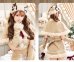画像5: 【即日発送】【サンタ】ラテチェックケープトナカイ【Malymoon/マリームーン】【コスプレ8点セット】【Fサイズ/1カラー】[OF03] (5)