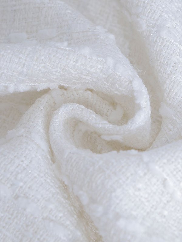 画像22: マーメイドツイードドレス/ノースリーブ/フラワーモチーフブローチ/谷間見せ/背中隠し/ミニドレス/キャバドレス【S-Mサイズ/1カラー】[OF03] 【YN】dzw