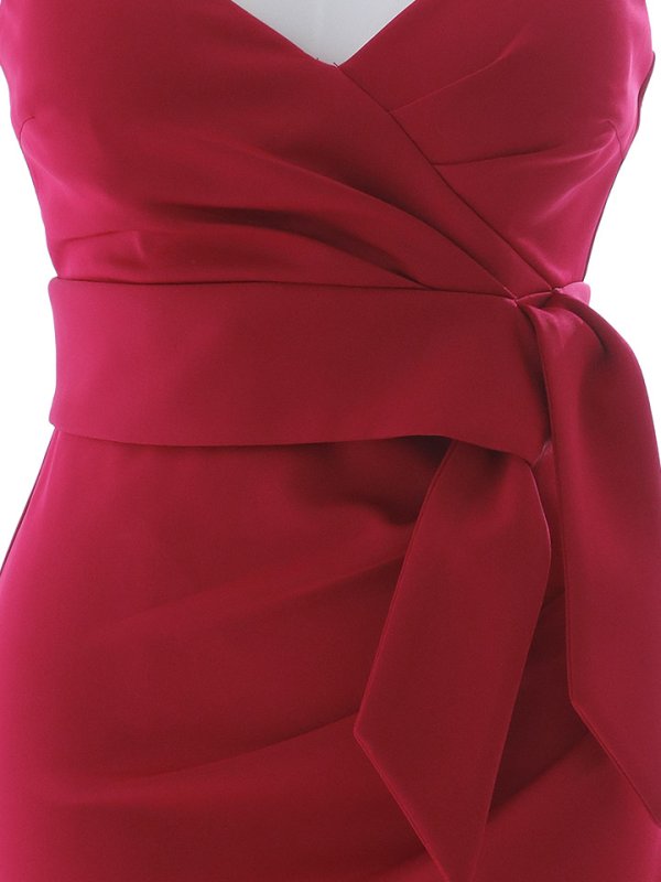 画像39: キャミソールドレス/ノースリーブ/ビジュー/リボンベルト/谷間見せ/背中見せ/ミニドレス/キャバドレス【XS-Lサイズ/4カラー】[OF03] 【YN】dzj