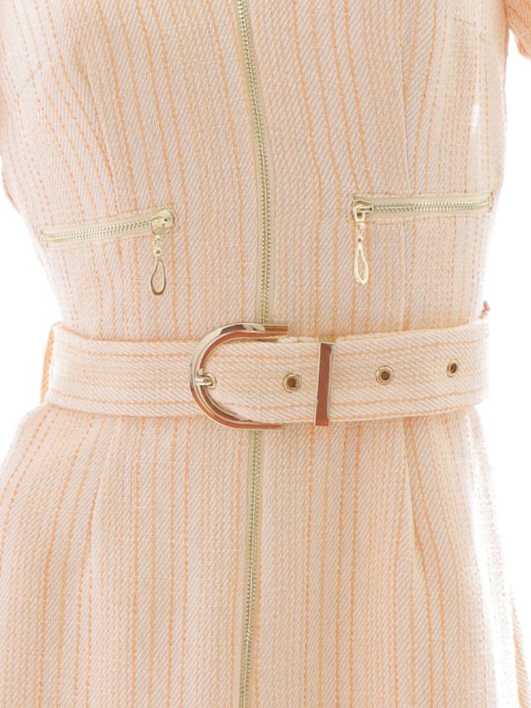 画像22: 【送料無料!】フロントジップワンピース/襟付き/ベルト/谷間隠し/背中隠し/ミニドレス/キャバドレス【XS-Lサイズ/2カラー】[OF03-X] 【YN】dzw