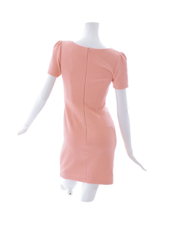 画像46: 新色&新サイズ登場!ワッフル/チェーン/ジップアップ/ボタン/谷間見せ/背中隠し/ミニドレス/キャバドレス【XS-XLサイズ/8カラー】[OF03-X] 【YN】dzw