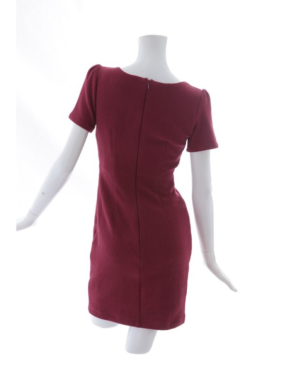 画像50: 新色&新サイズ登場!ワッフル/チェーン/ジップアップ/ボタン/谷間見せ/背中隠し/ミニドレス/キャバドレス【XS-XLサイズ/8カラー】[OF03-X] 【YN】dzw