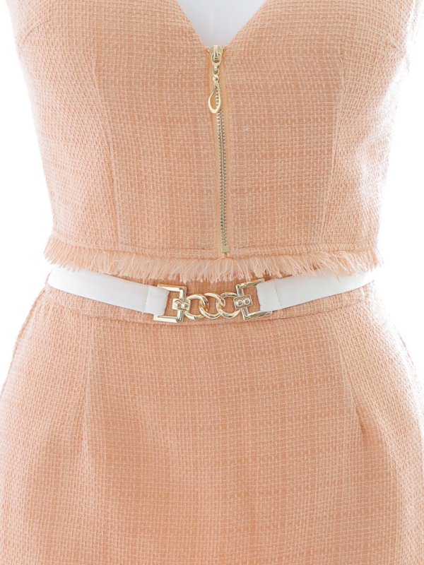 画像16: ツイードセットアップドレス/チェーン/ベルト/ボタン/谷間見せ/背中隠し/ミニドレス/キャバドレス【XS-Mサイズ/1カラー】[OF03] 【YN】dzw